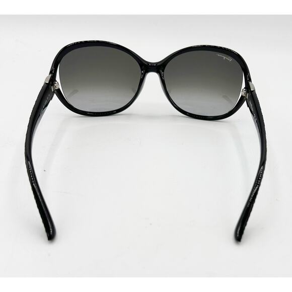 Salvatore Ferragamo SF 770SA 001 Oval Sunglasses 61MM Black Gray New main image 5